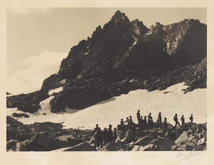 Ascending Banner Peak