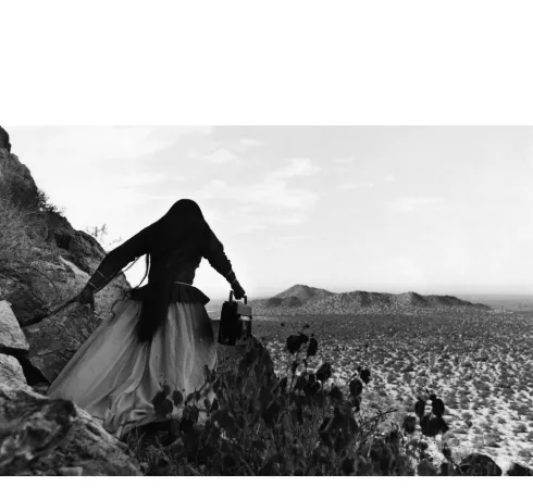 Image credit: Graciela Iturbide, Mujer ángel, desierto de Sonora, México, 1979. Collection Fundación MAPFRE. © Graciela Iturbide 